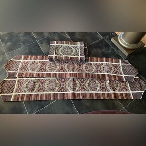 Elegant Table Runners (2) and Placemats (12)